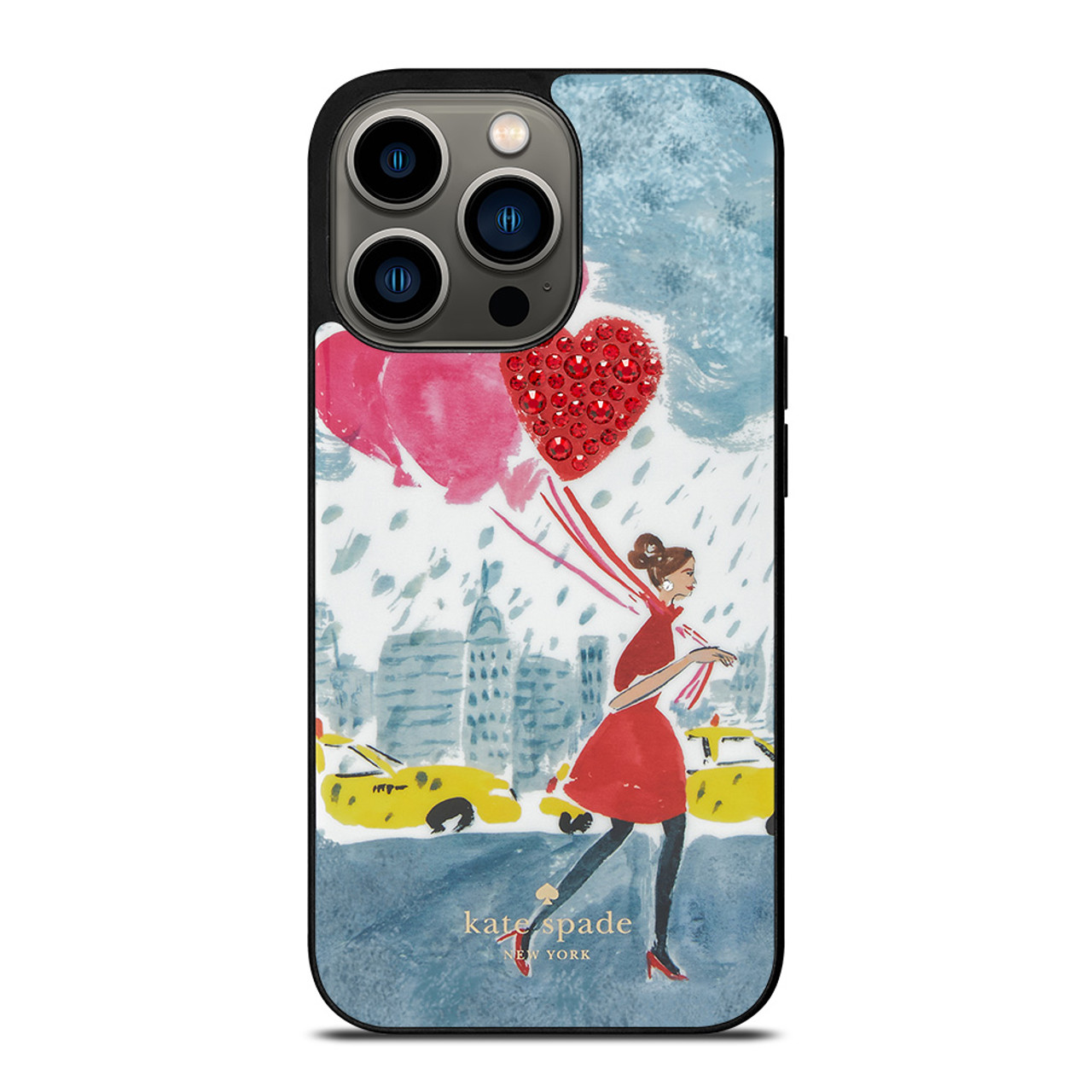 KATE SPADE BALLOON SPARKLE iPhone 13 Pro Case Cover